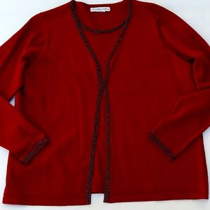 EMBELLISHED LONG SLEEVE SWEATER